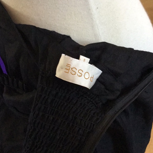 Posse The Label- Black Alfie Linen Jumpsuit-Small - Picture 5 of 5